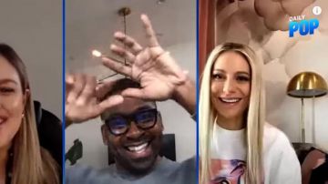 Héron preston Sueur Héron porté par Dorit Kemsley sur E! News Du 10 Avril 2020