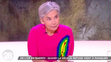 Le ras de cou manches courtes intarsia arc-en-ciel de Élisabeth Quin dans 28 minutes le 31.03.2020