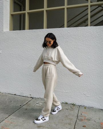 Boohoo Oversized Jogger usado por Michelle Infusino en su cuenta de Instagram @michelleinfusino