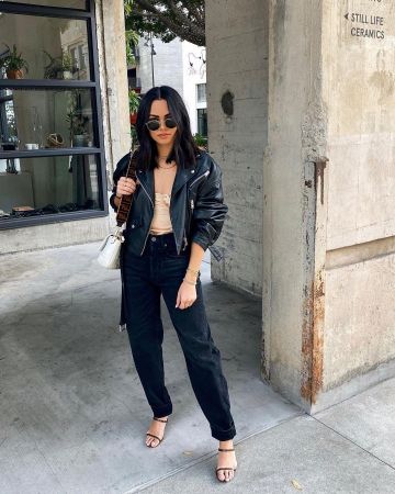 Boyish The Toby Denim Pants usado por Michelle Infusino en su cuenta de Instagram @michelleinfusino
