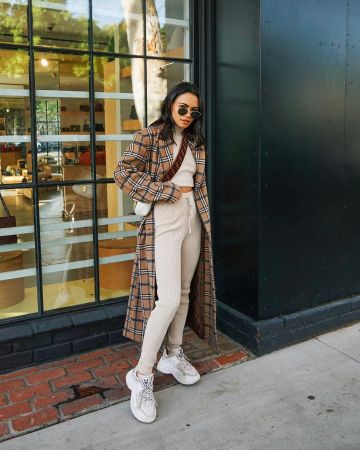 Superdown Murray Pants Set usado por Michelle Infusino en su cuenta de Instagram @michelleinfusino