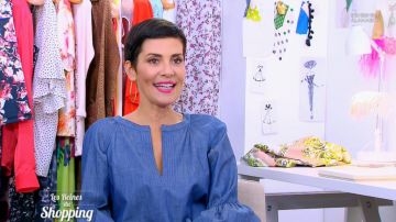 El top de Cristina Córdula en Chambray en The Queens of Shopping