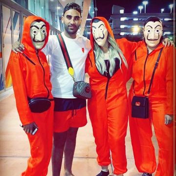 Le sac bandoulière en toile Supreme GG Gucci porté par Heuss l'enfoiré sur son compte Instagram @heuss_lenfoire 