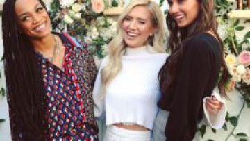 Marine Imprimer Chemisier porté par Rachel Lindsay dans La Bachelorette