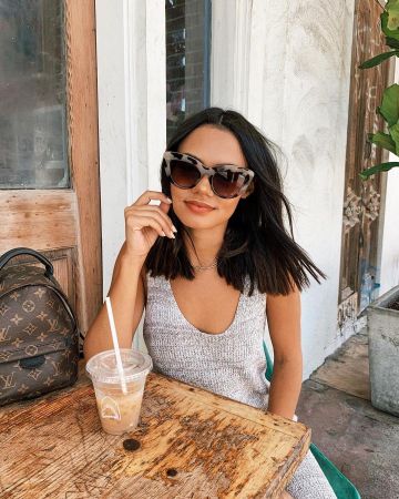 Quai de l'australie Kitti Cat Eye Lunettes de soleil de Michelle Infusino sur l'Instagram account @michelleinfusino