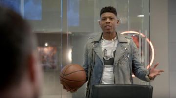 Denim Biker Jacket worn by Hakeem Lyon (Bryshere Y. Gray) in Empire Season 6 Episode 17