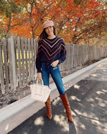 Brixton Kayla Cap de Rach Parcell en la cuenta de Instagram @rachparcell
