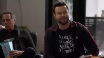 Side Stripe Track Jacket worn by Will Cooper (Taran Killam) in Single Parents Season 2 Episode 18