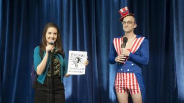 Uncle Sam American costume worn by Dean Pelton (Jim Rash) in Community (S02E17)