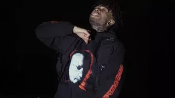 Cult Gloria hoodie worn by Scarlxrd in his NX CTRL. music video