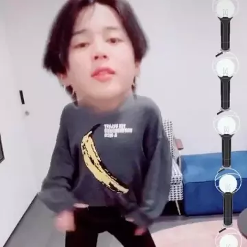 'Velvet Underground' Banana Graphic Print sweater worn by Jimin in his Instagram account