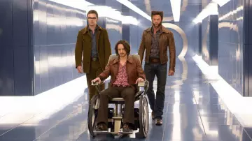 Vaqueros vaqueros usados por Logan / Wolverine (Hugh Jackman) en X-Men: Days of Future Past