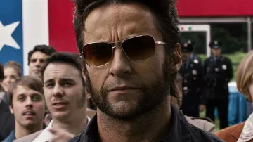 Oliver Peoples Sanford Lunettes de soleil portées par Logan / Wolverine (Hugh Jackman) dans X-Men: Jours d'un Avenir Passé