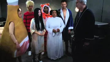 White nightgown dress worn by Annie Edison (Alison Brie) in Community (S04E02)