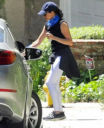 Le Specs Bandwagon Gafas de sol polarizadas usadas por Meghan Markle Los Ángeles 16 de abril de 2020