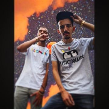 Le t-shirt Visio gris porté par Florian aka Bigflo sur le compte Instagram de @bigflo_et_oli2.0 