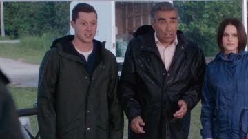 Green Rain Coat worn by Patrick Brewer (Noah Reid) in Schitt's Creek (S06E14)