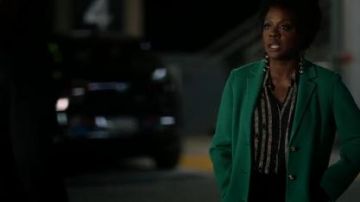 Green Coat worn by Annalise Keating (Viola Davis) in How to Get Away with Murder Season 6 Episode 12