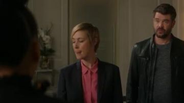 Pink Shirt worn by Bonnie Winterbottom (Liza Weil) in How to Get Away with Murder Season 6 Episode 12