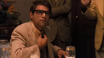Chaqueta gris de fin de semana de Moe Greene (Alex Rocco) en El Padrino