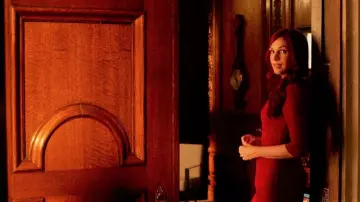 Vestido Midi Rojo usado por Jean Grey (Famke Janssen) en X-Men: Days of Future Past