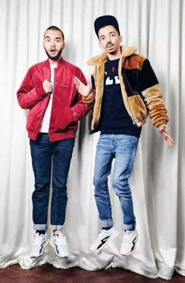 Le jean skinny porté par Oli Ordonez sur le compte Instagram de @les_bigflo_et_oli 