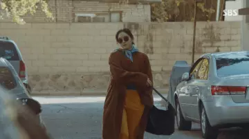 Shoul­der Bag in Cowhide Leather worn by Jeong Tae Eul (Kim Go-eun) in The King: Eternal Monarch Episode 1