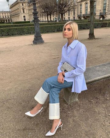 Jimmy Choo Talons de Xenia Adonts sur son Instagram account @xeniaadonts