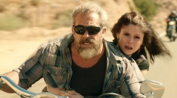 The sunglasses of John Link (Mel Gibson) in Blood Father