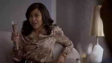 Le verre de champagne  de Cookie Lyon (Taraji P. Henson) dans la série Empire (Saison 6 Épisode 18)