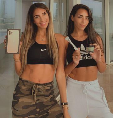 El sujetador Nike negro de Sonia Tlev en su cuenta de Instagram @soniatlevfitness