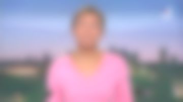 Le pull col V à manches longues près du corps en soie cachemire rose-bubblegum de Anne-Sophie Lapix dans Journal de 20h de France 2 le 22.04.2020