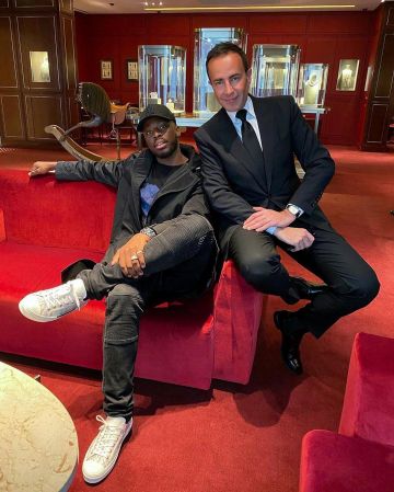 Sneakers "B23" low Dior Oblique Dadju on his account Instagram @dadju