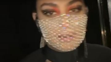 Crystal Mouth Mask Worn by Charli XCX in her Forever Official Music Video
