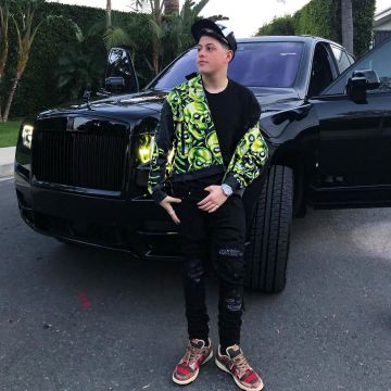 Le bomber Supreme porté par Benjamin Kicks sur son compte Instagram @benjaminkickz