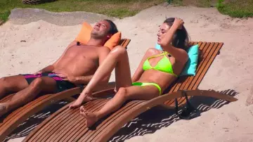 The bikini neon yellow worn by Chloe in Seduction High Voltage