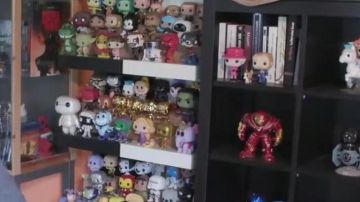 La figura Funko Pop de War Machine en LinksTheSun's Avengers Endgame en su video The Resurrected Fiend - WrestleMania 36 Review