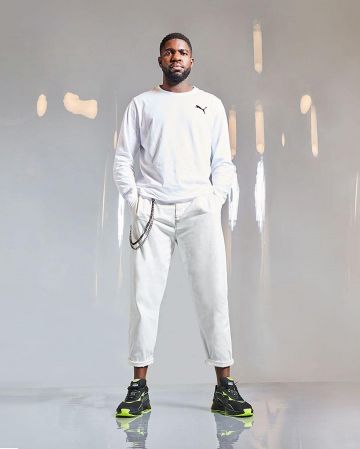 Les sneakers Puma RS Pure portées par Samuel Umtiti sur son compte Instagram @samumtiti