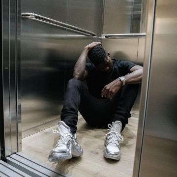 Les sneakers Louis Vuitton Ar­chlight portées par Samuel Umtiti sur son compte Instagram @samumtiti