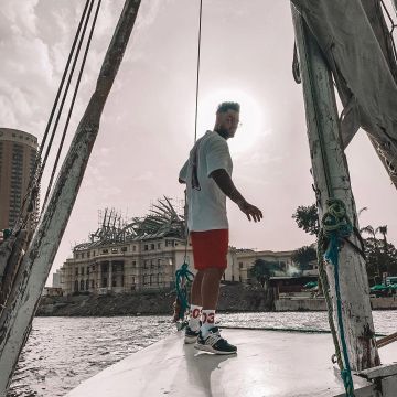 The pair of Nike Air Presto Off-White worn by Thibault Garcia on his account Instagram @thibaultgarcia