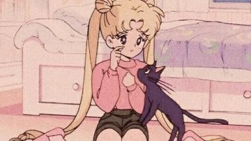 The khaki shorts of Sailor Moon (Stephanie Sheh) in Sailor Moon