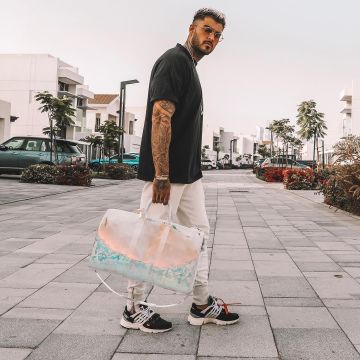 The pair of Nike Air Presto Off-White worn by Thibault Garcia on his account Instagram @thibaultgarcia