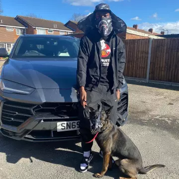 Le jogging Nike en nylon porté par David Omoregie sur son compte Instagram @santandave 