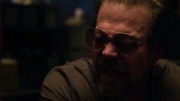 Aviator sunglasses worn by Gaspar (David Harbour) as seen in Extraction