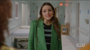 Haut rayé porté par Fallon Carrington (Elizabeth Gillies) dans Dynastie (S03E18)