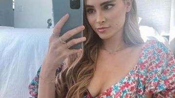 Vestido con estampado floral usado por Amanda Stanton en The Bachelor Season 24