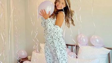 Blanc Endormi Jogger porté par Hannah Ann Sluss dans Le Bachelor Saison de 24