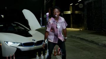 Amiri ban­dana-print Silk Shirt worn by Jack Boy in his Pressure (Official Music Video)