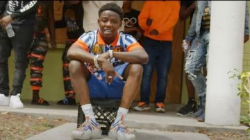 Jimmy Choo Di­a­mond Trail Sneak­ers worn by Jack Boy in his Pressure (Official Music Video)