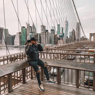 The pair of Nike Air Max 1/97 Sean Wotherspoon carried by Thibault Garcia on his account Instagram @thibaultgarcia